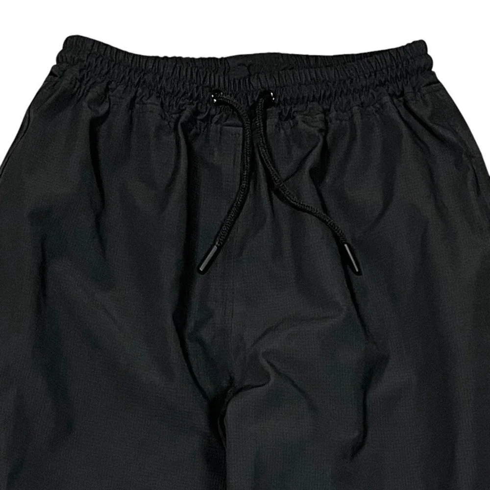 Oaki Kids Waterproof Rain Trail Pants Unisex 10/11 Black Ripstop Adjustable